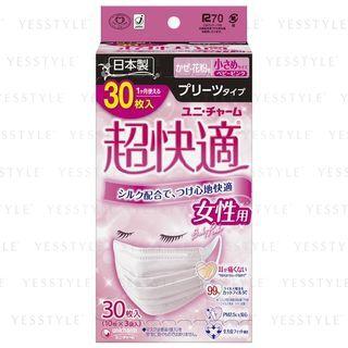 Unicharm - Super Comfortable Mask (pleats) (for Woman) 30 Pcs