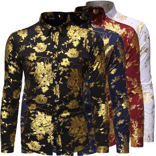 Floral Jacquard Shirt