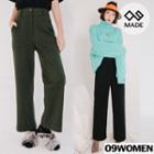 High-waist Big-pocket Wide-fit Pants
