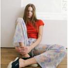 [botanic House] Floral Chiffon Pants