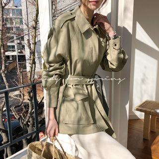 Epaulet Field Jacket & Sash Khaki - One Size