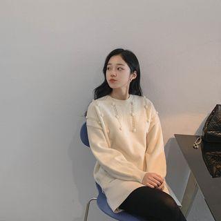 Bobble Pointelle Sweater