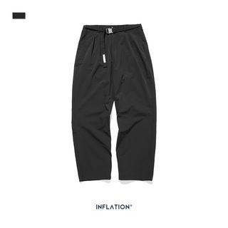 Buckled Straight-cut Pants