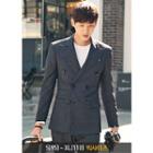 Peaked-lapel Double-breasted Blazer
