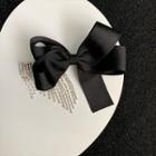 Bow Detail Rhinestone Tassel Hair Clip As Shown In Figure - One Size
