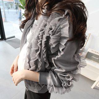 Pleated Flight Jacket