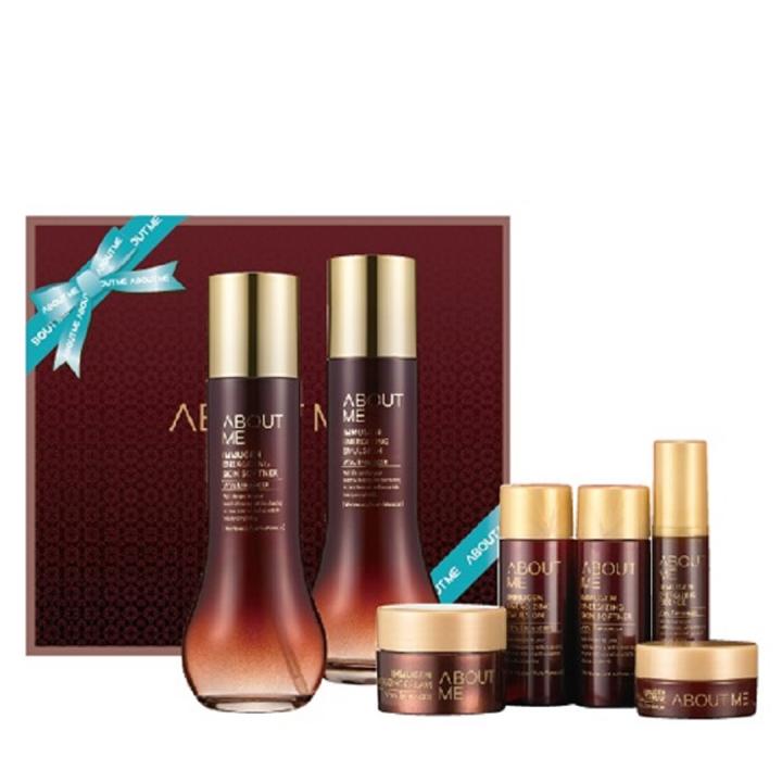About Me - Immugen Energizing Special Set: Skin Softener (150ml + 20ml) + Emulsion (150ml + 20ml) + Essence 5ml + Eye Cream 5ml + Cream 10ml 7 Pcs