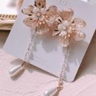 Flower Pearl Earring  - Flower Pearl