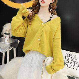 Embellished Buttoned Cardigan