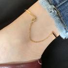 Metal Anklet Gold - One Size