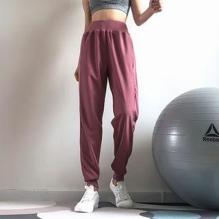 High-waist Harem Sweatpants
