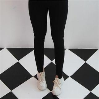 Asymmetric-hem Leggings