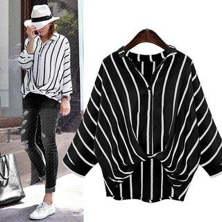 Loose-fit Striped Blouse