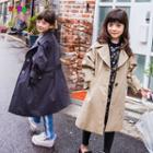 Family Matching Plain Trench Coat