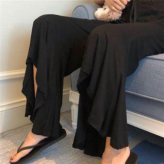 Irregular Boot-cut Pants