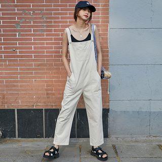 Crop Jumper Pants Almond - One Size