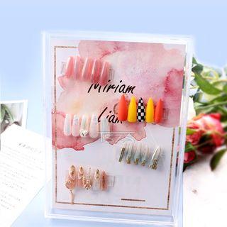 Nail Art Piece Display As Shown In Figure - One Size