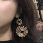 Spiral Earring 1 Pair - Gold - One Size
