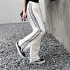 Woven Tape Loose Fit Pants