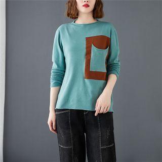 Pocket Color-block T-shirt