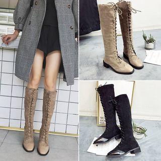 Wingtip Oxford Tall Boots