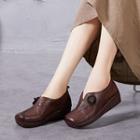 Platform Genuine Leather Loafers