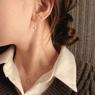 Faux-pearl Earrings One Size