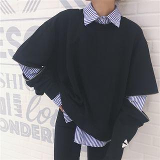 Zip-up Long-sleeve Pullover