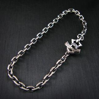 Hand Made Sterling Silver Chain Bracelet