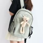 Bear Canvas Backpack