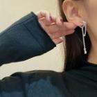 Chain Drop Earring 1 Pair - Chain Drop Earring - Silver - One Size