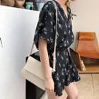Faux-leathr Shoulder Bag