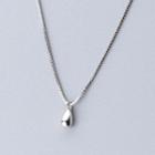 925 Sterling Silver Waterdrop Necklace As Shown In Figure - One Size