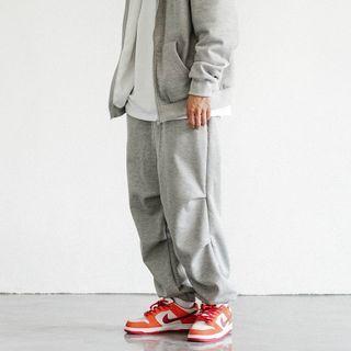 Set: Harem Sweatpants + Zip-up Hooded Jacket