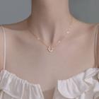925 Sterling Silver U Shape Pendant Necklace