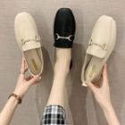Plain Buckle Loafers