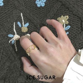 Heart Perforated Ring As Shown In Figure - One Size