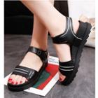 Peep Toe Platform Ankle Strap Sandals