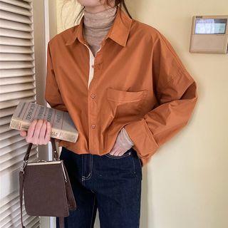 Plain Shirt Tangerine - One Size