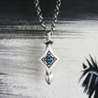 Fallin-w Sterling Silver Chain Necklace