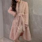 Sleeveless Dress / Fleece Robe