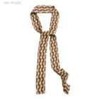 Patterned Tie Mustard Yellow - One Size