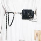 Waist Chain Faux Leather Belt Bag