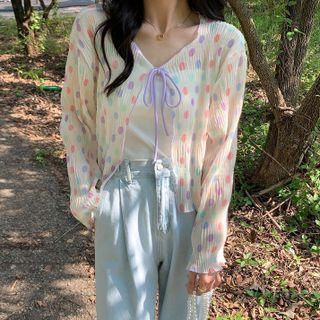 Dotted Light Jacket Dots - Pink & Blue & Purple - One Size