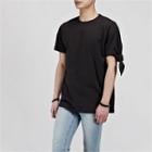 Tie-sleeve Cotton T-shirt