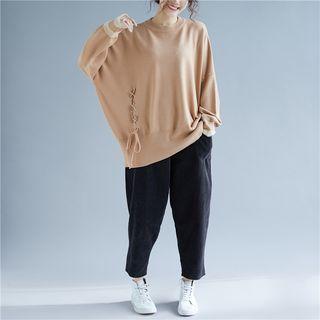 Long-sleeve Crewneck Knit Sweater