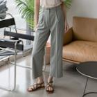 Tab-hem Wide-leg Pants