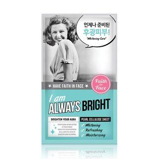 Faith In Face - I Am Always Bright Mask 1pc 25g X 1pc