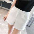 Plain High-waist Short