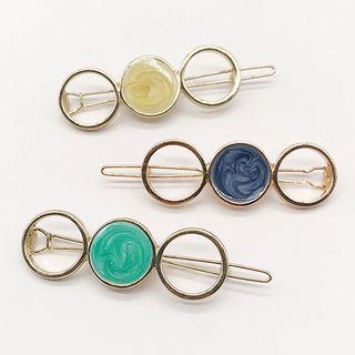 Disc & Iron Hoop Hair Clip
